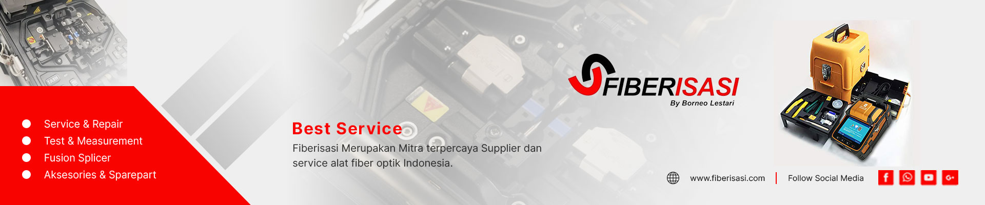 Jasa perbaikan fusion splicer Tangerang