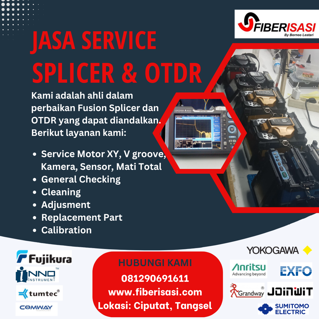 Putih Dan Biru Modern Jasa Service Komputer Instagram Post