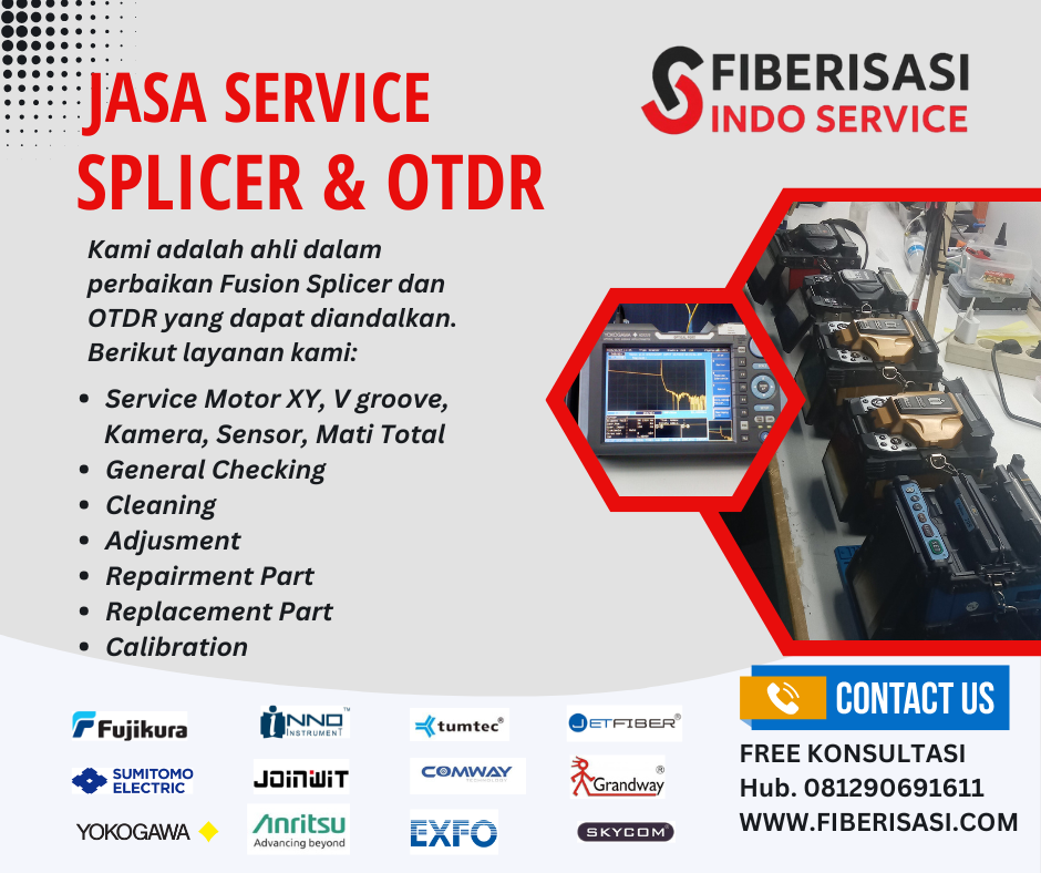 jasa service splicer dan otdr